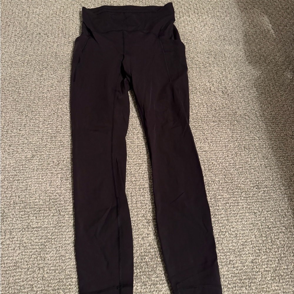 lululemon athletica Dark black Leggings